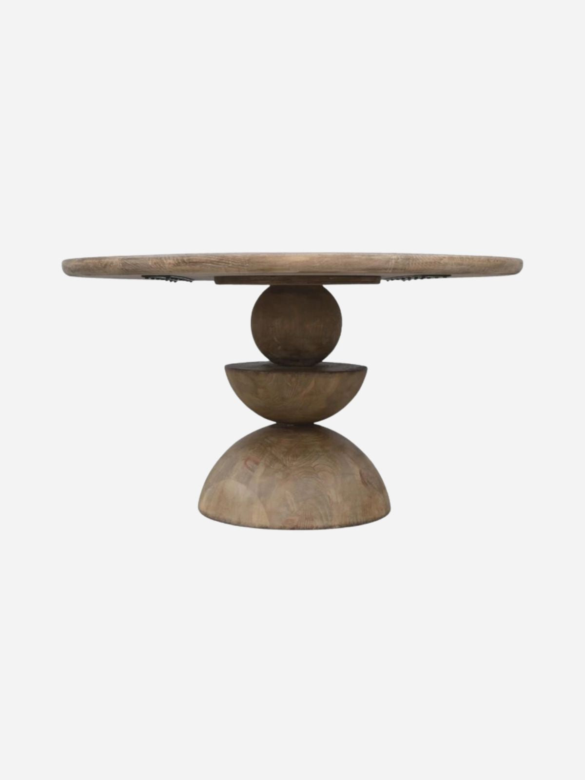 Knox Round Dining Table, Antique Natural