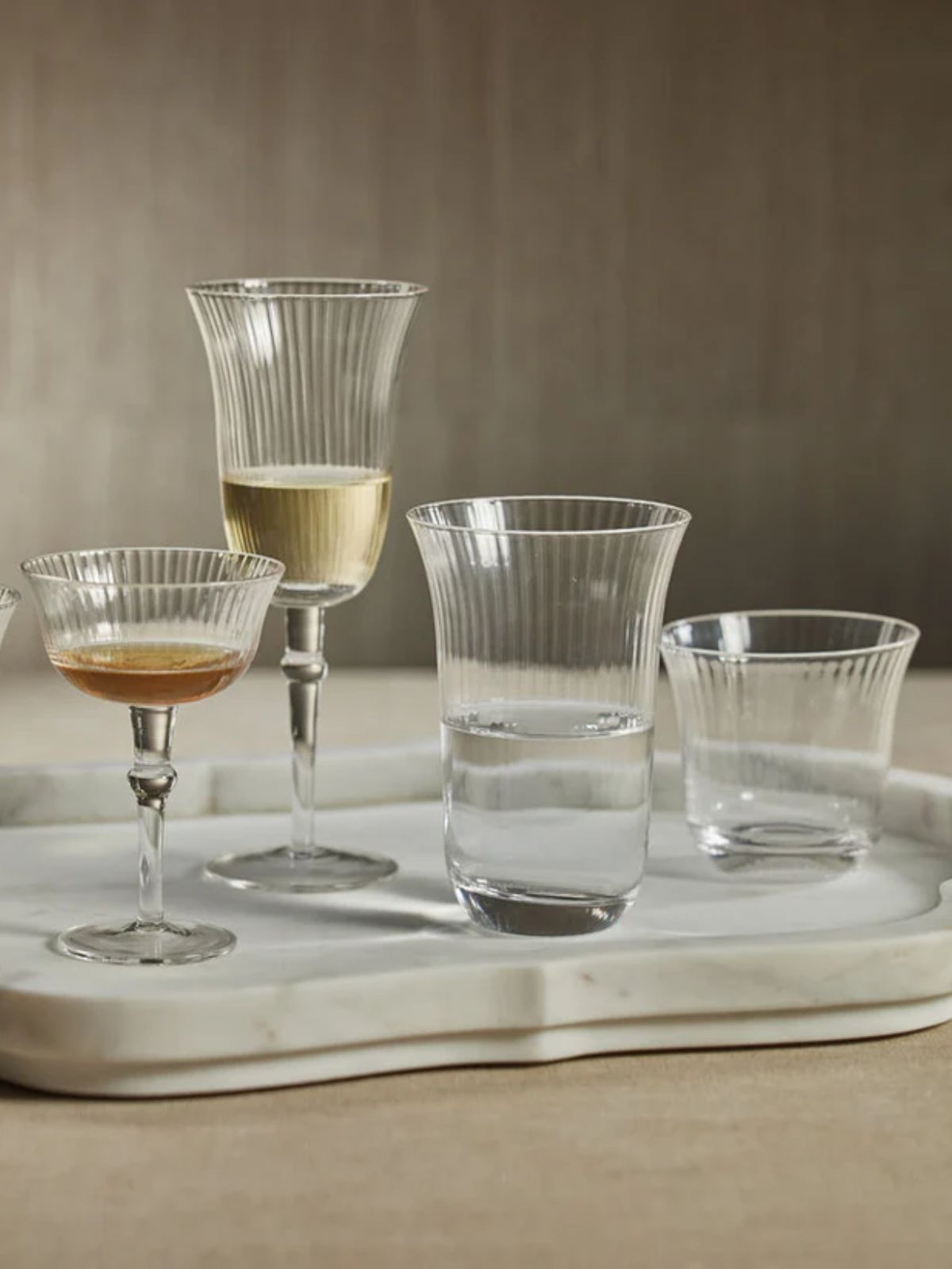 Julien Optic Highball Glass, Set of 4