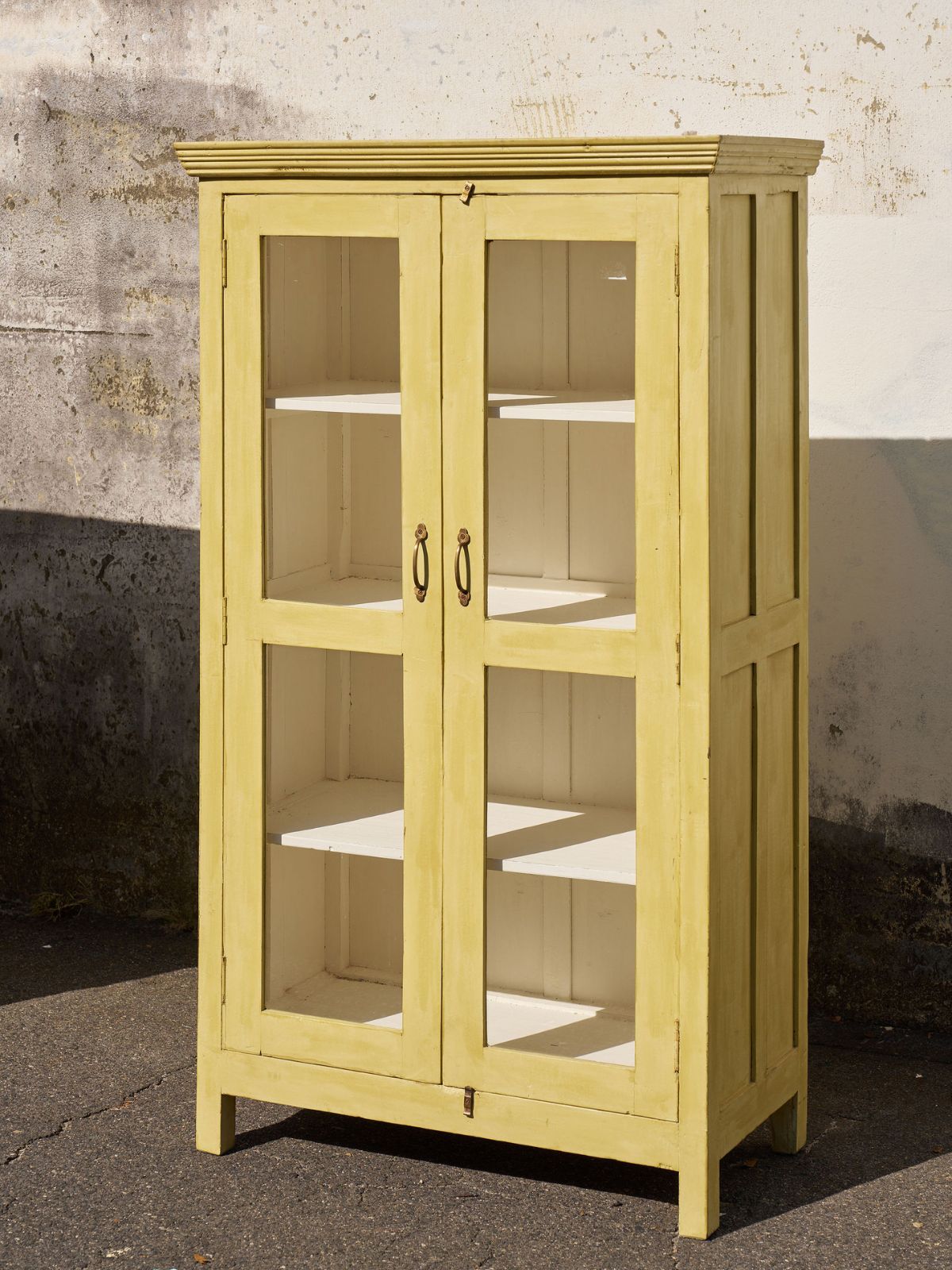 Vintage Yellow Cabinet
