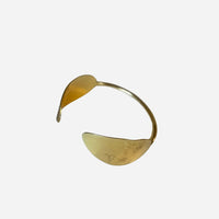 Gold Textured Cuff Bracelet