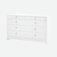 Ming 8-Drawer, Chiffon White