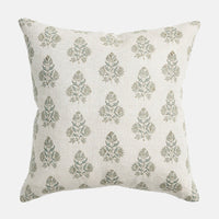 Ankara Oak Celadon Pillow