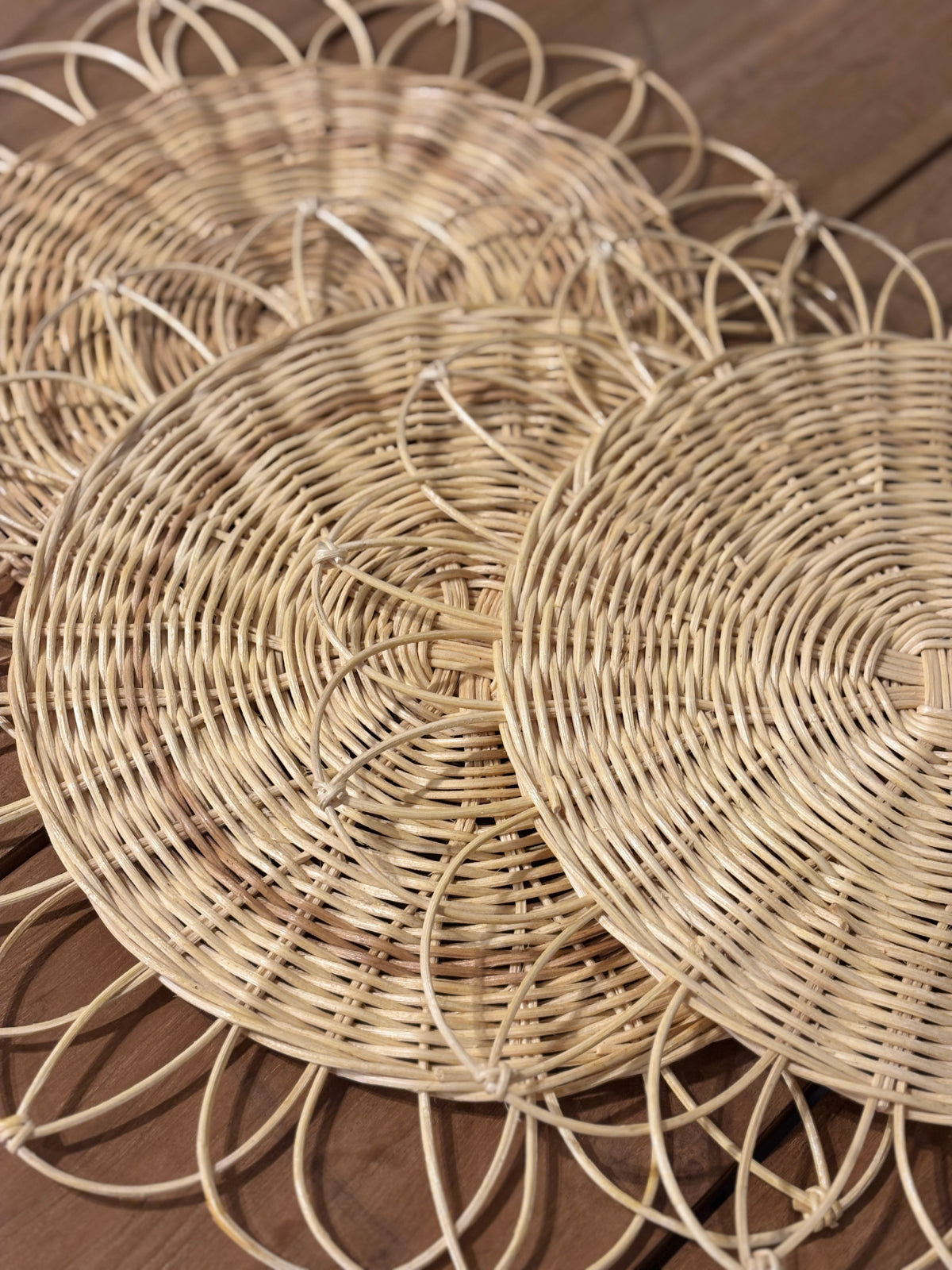 Rattan Flower Placemat