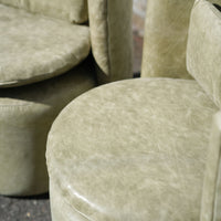 Buttercup Leather Swivel Chair