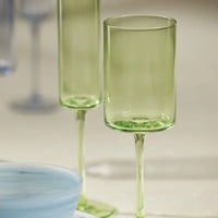 Light Green Fruttuoso Wine Glass, Set of 6