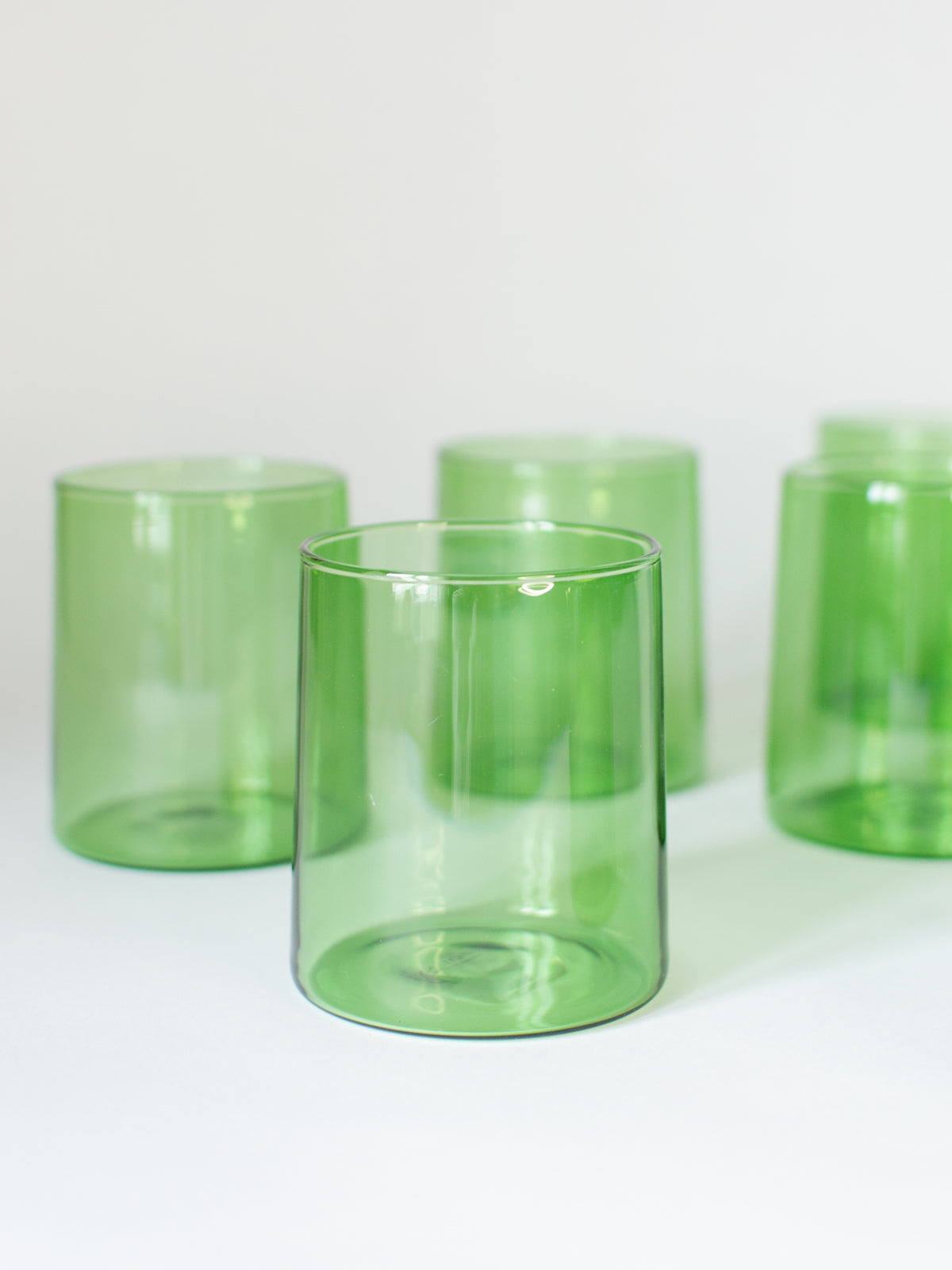 L'Avenue Fern Green Glass Tumbler, Set of 6