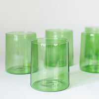 L'Avenue Fern Green Glass Tumbler, Set of 6