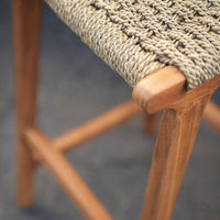 Cony Seagrass Backless Stool