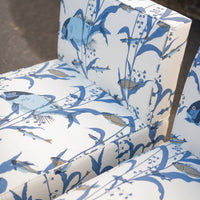 Slipper Chair Edo Blue