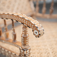 Bone Inlay Arm Chair