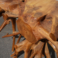 Johann Hand Crafted Teakroot Console