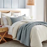 Mills Waffle Quilt Set, Chambry