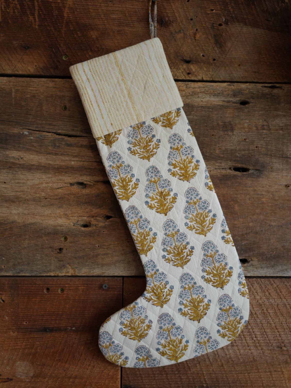 Celadon x Filling Spaces Marigold Mustard Stocking