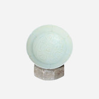 Celadon Porcelain Small Peony Dish