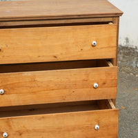 Antique Hungarian 3 Drawer Dresser