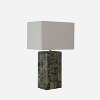 Marbled Resin Studded Table Lamp