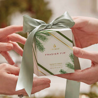 Frasier Fir Frosted Plaid Votive Candle, 2 oz.
