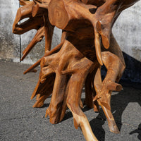 Johann Hand Crafted Teakroot Console