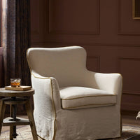 Devon Slipcover Swivel Chair