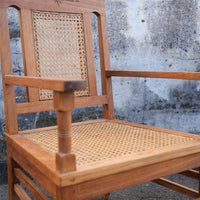 Antique Chair with Rattan Seat