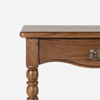 Spindle Nightstand, Walnut