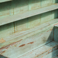 Blue Wooden Rack Cabinet