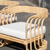 Rattan Waterfall Chair, Natural
