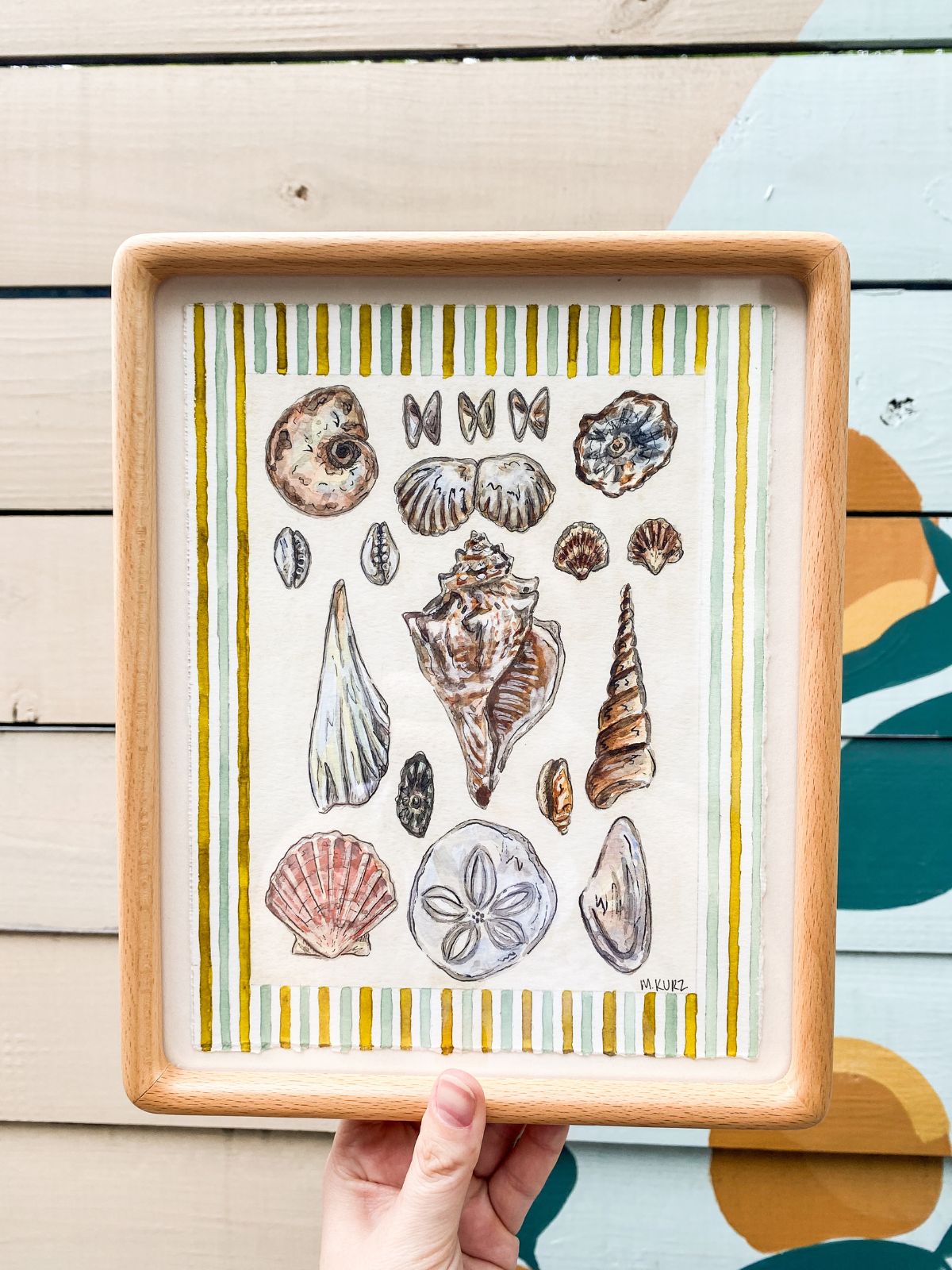 "Island Garden II" Celadon Exclusive Print by Makenzie Kurz