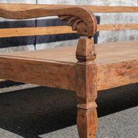 Antique Teakwood Javanese Bench