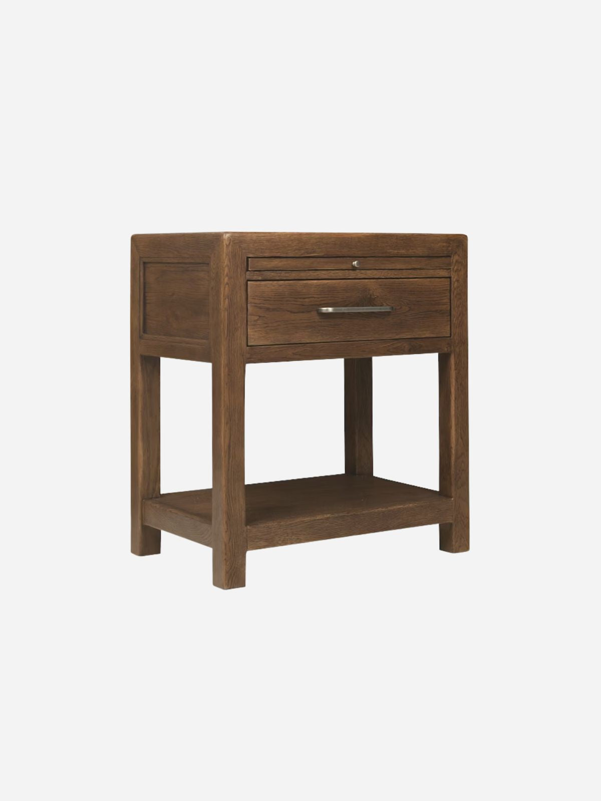 Driftwood One-Drawer Nightstand, Walnut