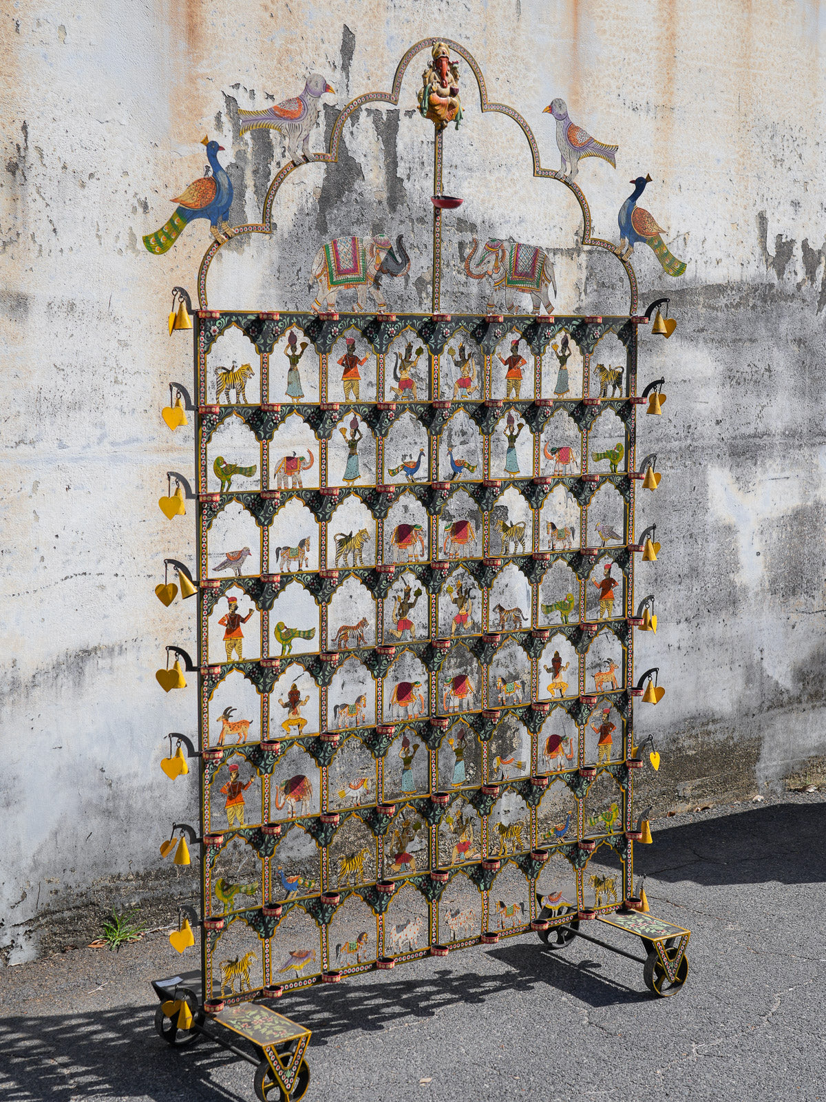 Painted Iron Toran