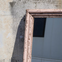 Pink Painted Wooden Mirror