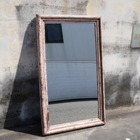 Pink Painted Wooden Mirror