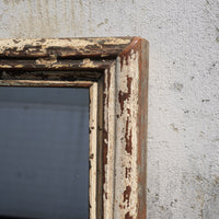 White Painted Wooden Mirror