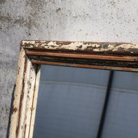 White Painted Wooden Mirror