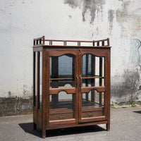 Wood & Glass Display Cabinet