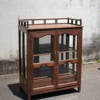Wood & Glass Display Cabinet