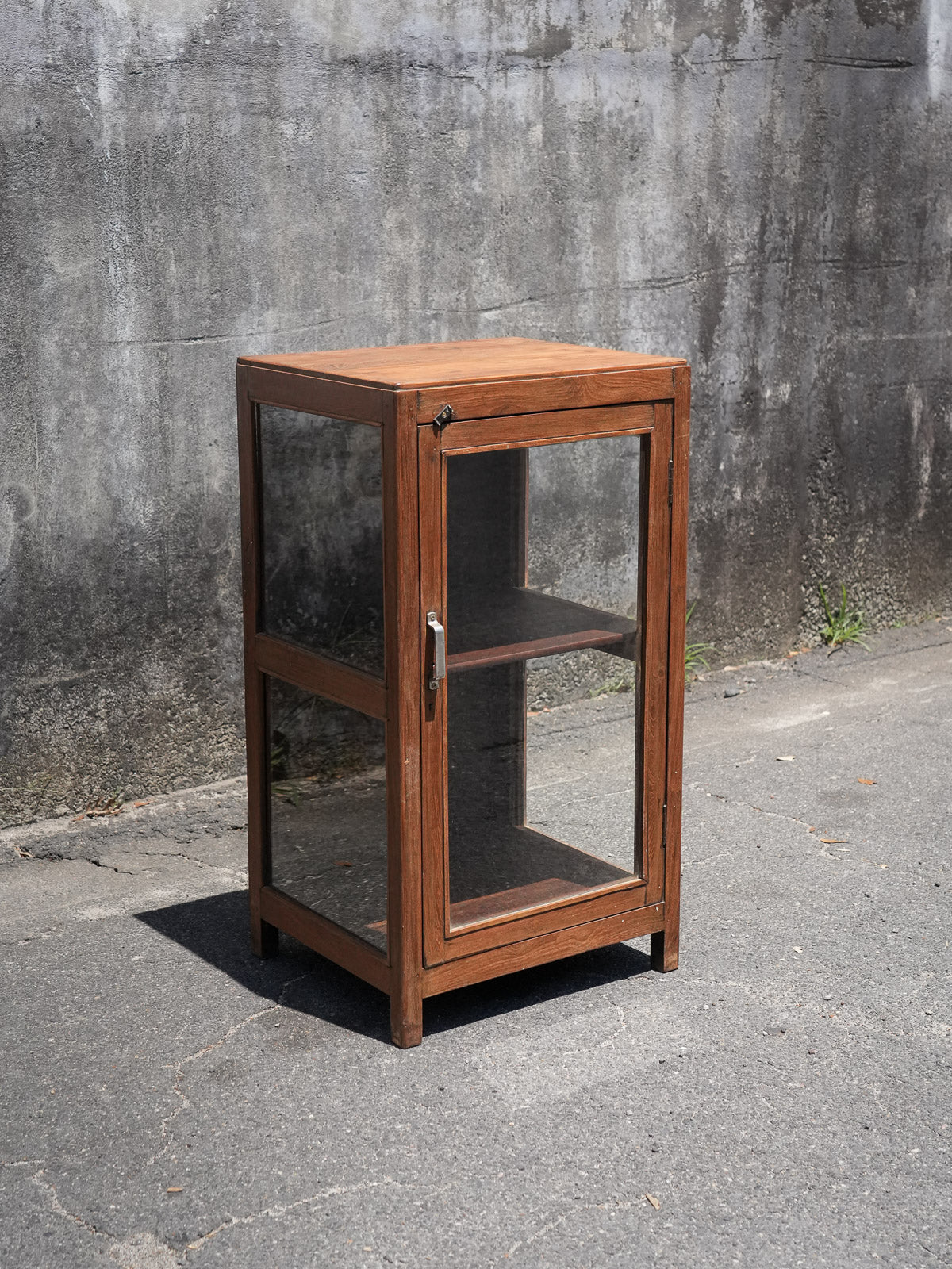 Wood & Glass Display Cabinet