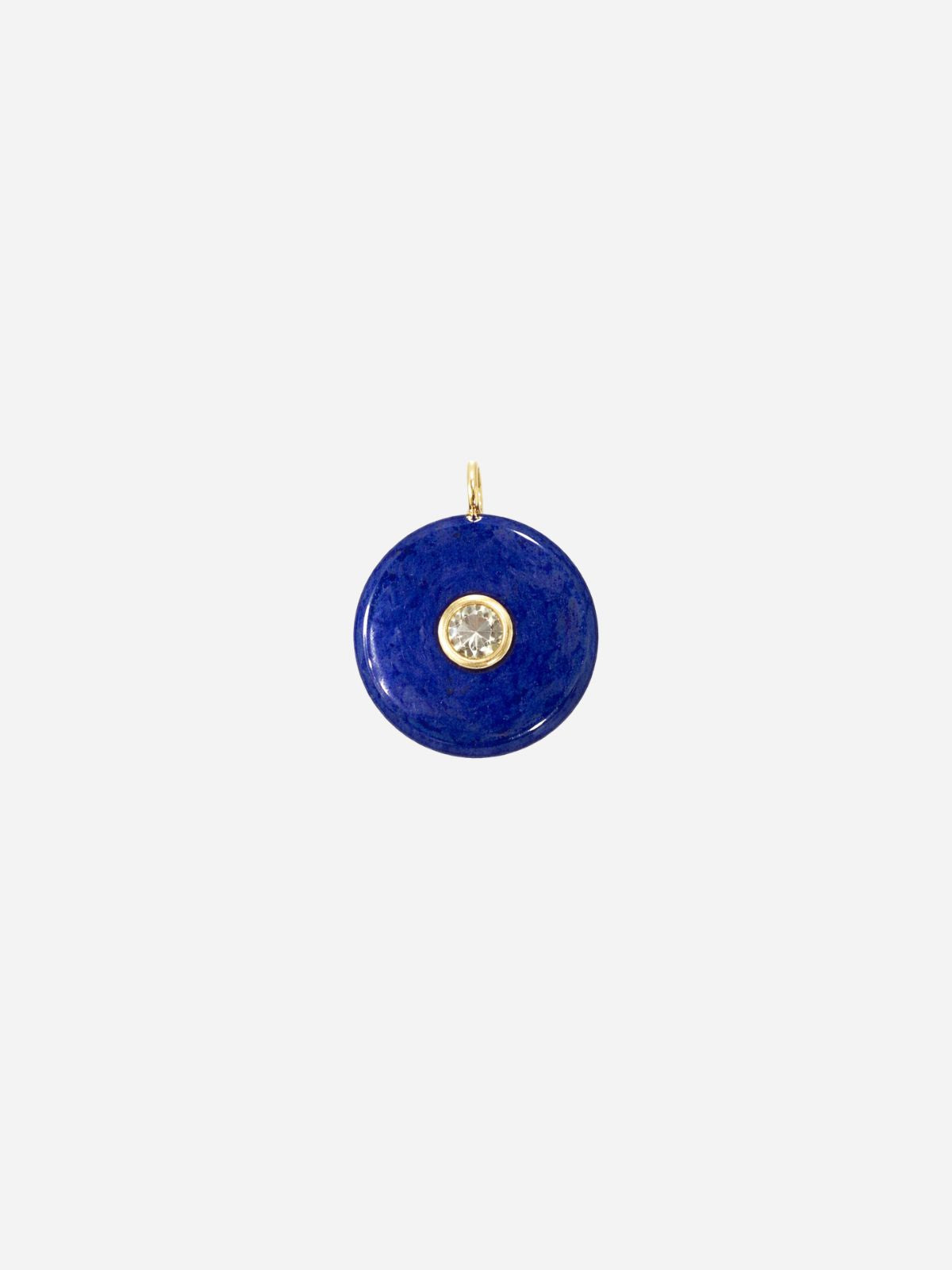 Lapis Circle Pendant