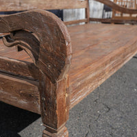 Antique Teakwood Javanese Bench