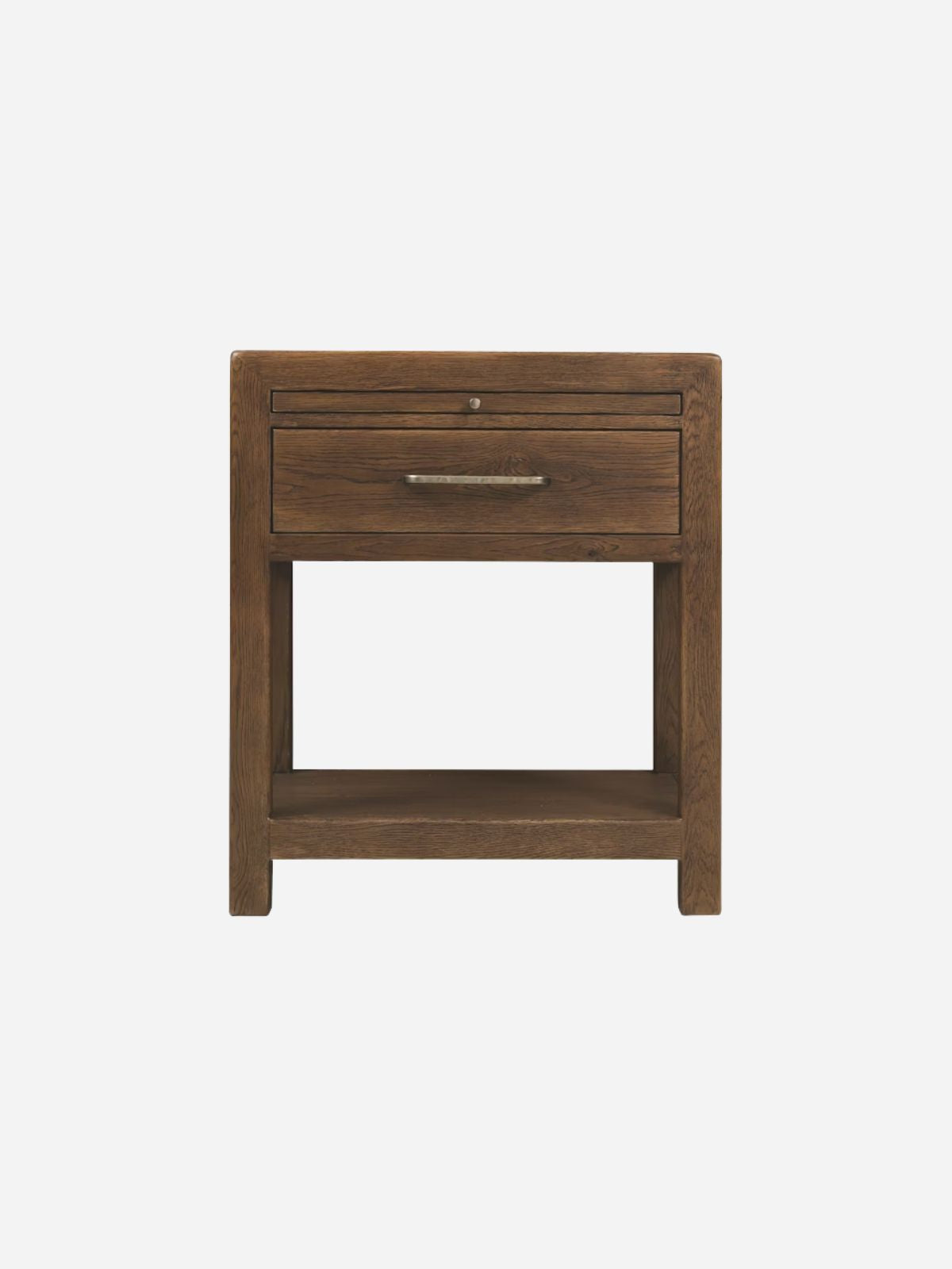 Driftwood One-Drawer Nightstand, Walnut