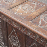 Georgian Carved Coffer Trunk