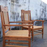 Antique Chair with Rattan Seat