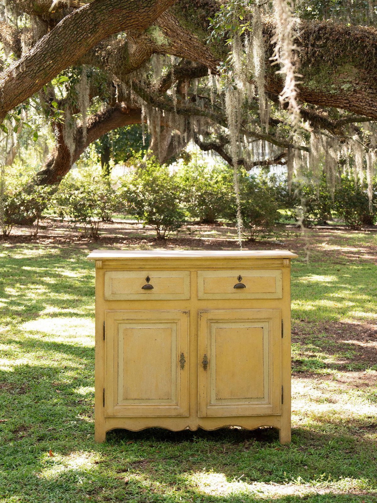French Housekeepers Cabinet - Later Painted