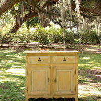 French Housekeepers Cabinet - Later Painted
