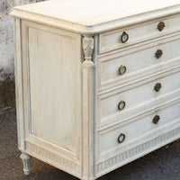 Continental Swedish Painted Chest of Drawers