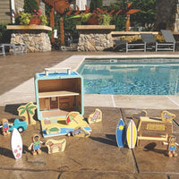 Suitcase Series Surf Shack Toy