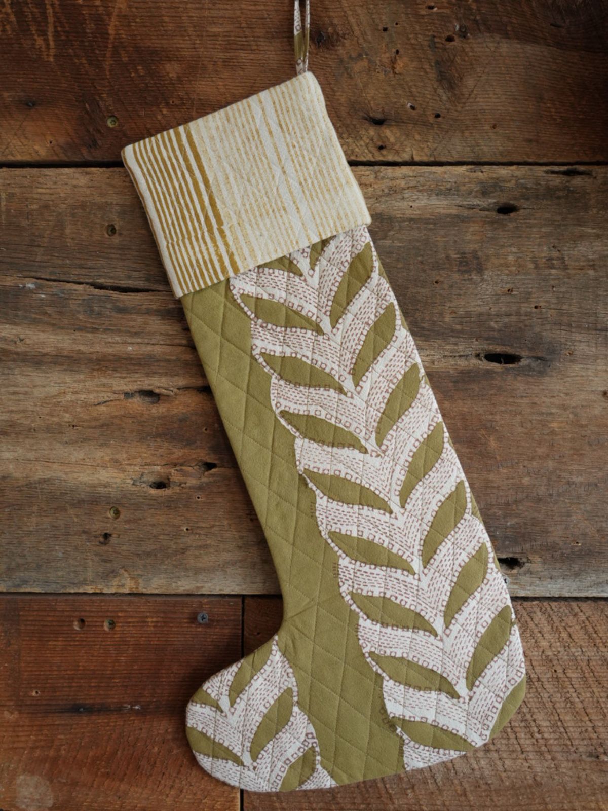 Celadon x Filling Spaces Claire Mustard Stocking