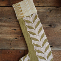 Celadon x Filling Spaces Claire Mustard Stocking