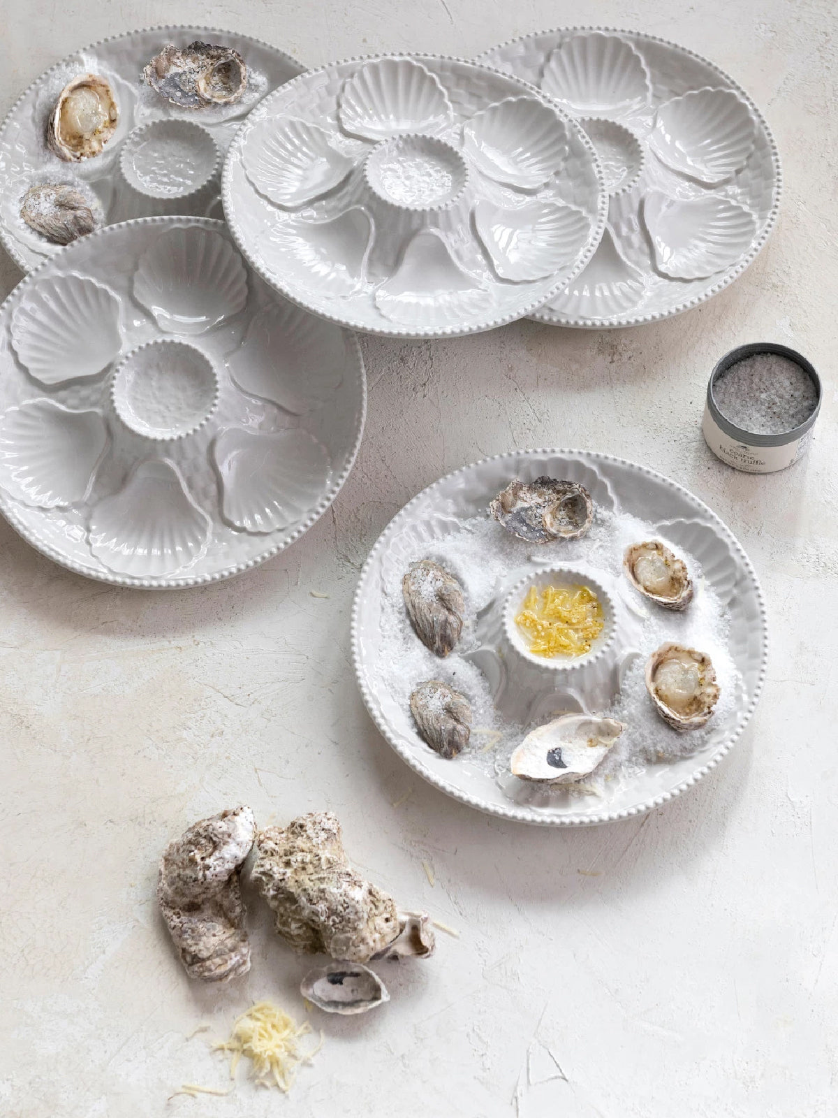White Oyster Plate